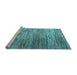 Sideview of Machine Washable Abstract Light Blue Modern Rug, wshabs5277lblu