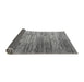 Sideview of Abstract Gray Modern Rug, abs5277gry