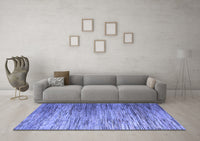 Machine Washable Abstract Blue Modern Rug, wshabs5277blu