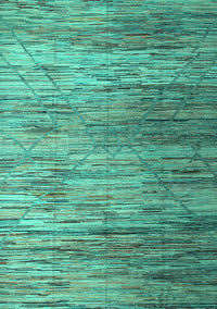 Abstract Turquoise Modern Rug, abs5277turq