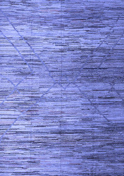 Abstract Blue Modern Rug, abs5277blu