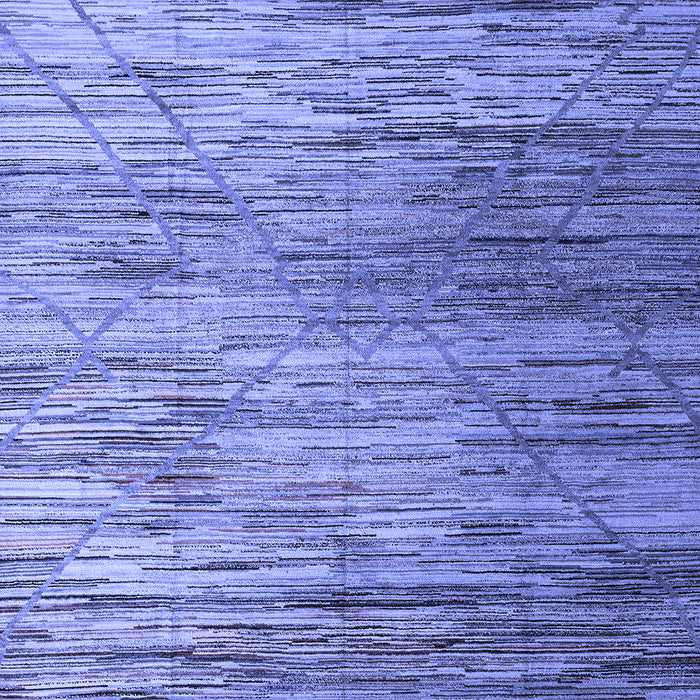 Abstract Blue Modern Rug, abs5277blu