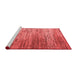 Modern Red Washable Rugs