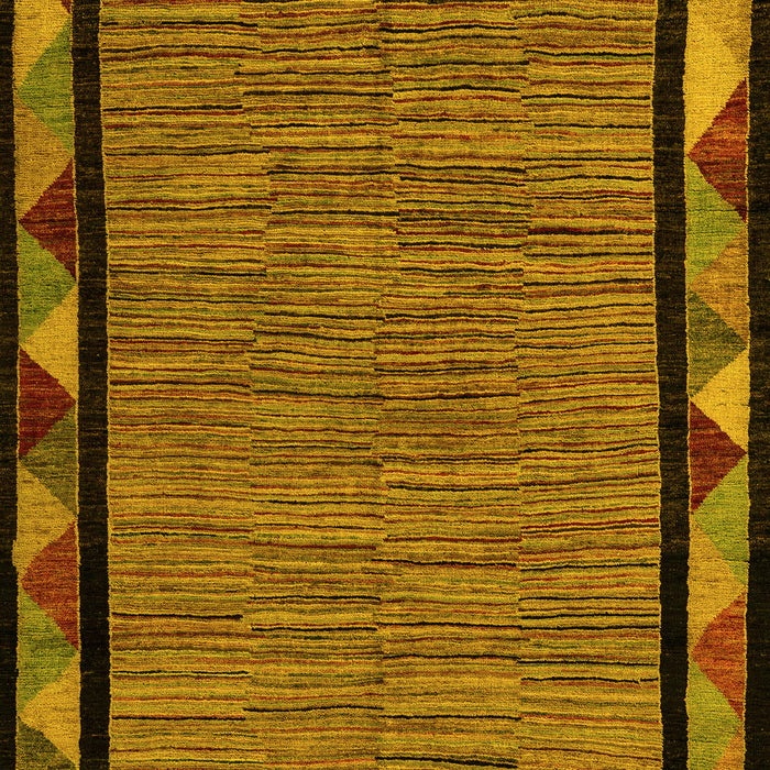 Oriental Yellow Modern Rug, abs5278yw