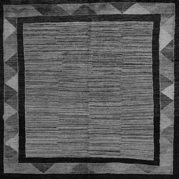 Square Oriental Gray Modern Rug, abs5278gry