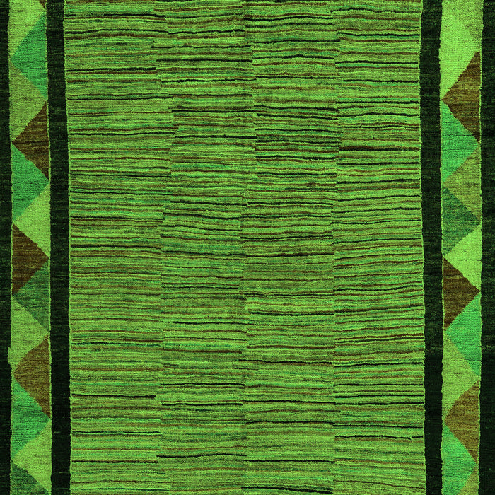 Oriental Green Modern Rug, abs5278grn