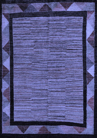 Oriental Blue Modern Rug, abs5278blu