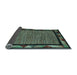 Sideview of Oriental Light Blue Modern Rug, abs5278lblu