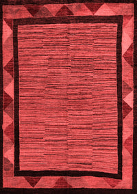 Oriental Red Modern Rug, abs5278red