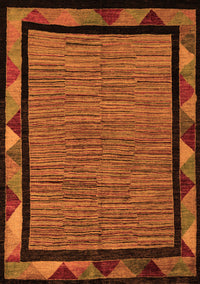 Oriental Orange Modern Rug, abs5278org