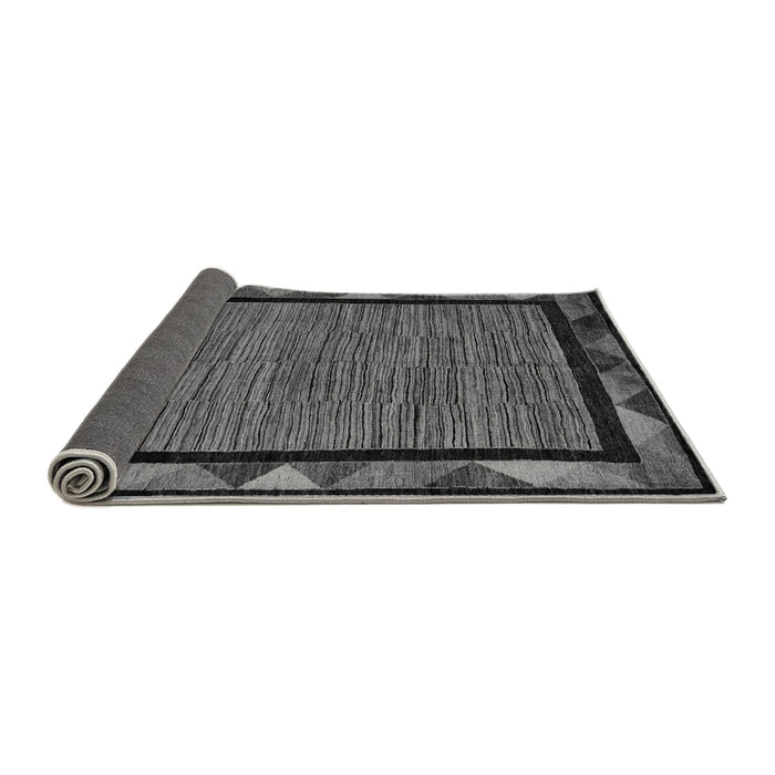 Sideview of Oriental Gray Modern Rug, abs5278gry