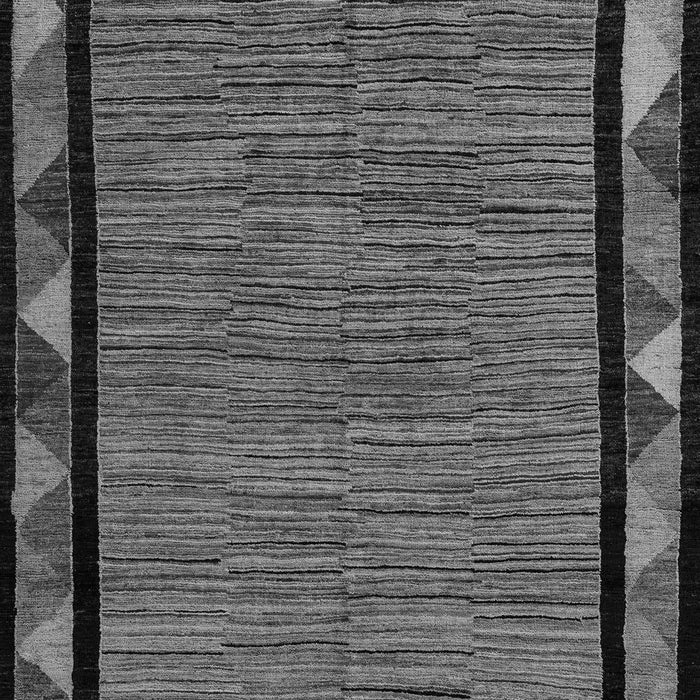 Machine Washable Oriental Gray Modern Rug, wshabs5278gry