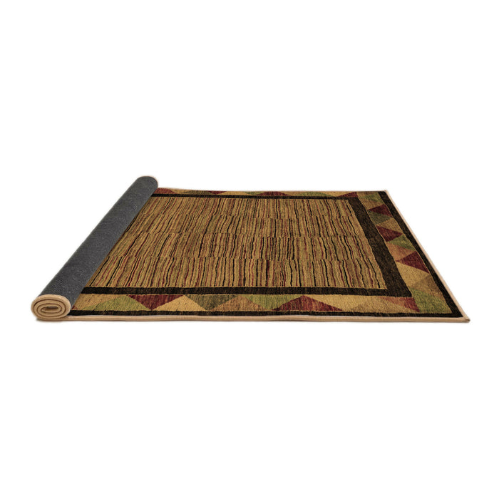 Sideview of Oriental Brown Modern Rug, abs5278brn