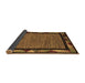 Sideview of Oriental Brown Modern Rug, abs5278brn