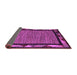 Sideview of Oriental Purple Modern Rug, abs5278pur