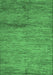 Machine Washable Oriental Emerald Green Modern Area Rugs, wshabs5279emgrn