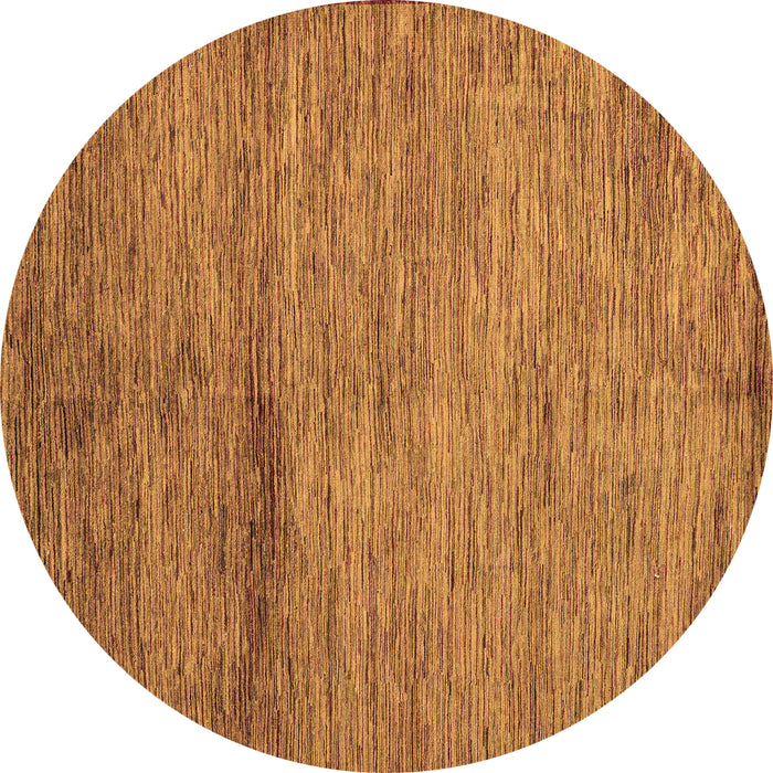 Round Oriental Brown Modern Rug, abs5279brn