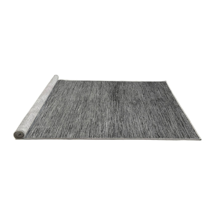 Sideview of Machine Washable Oriental Gray Modern Rug, wshabs5279gry