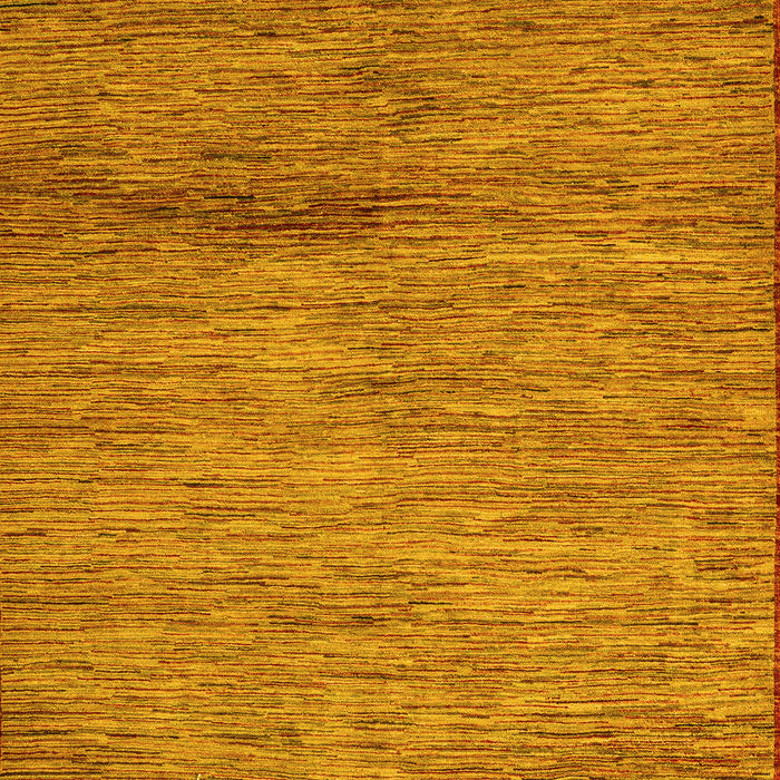 Machine Washable Oriental Yellow Modern Rug, wshabs5279yw