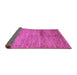 Sideview of Oriental Purple Modern Rug, abs5279pur