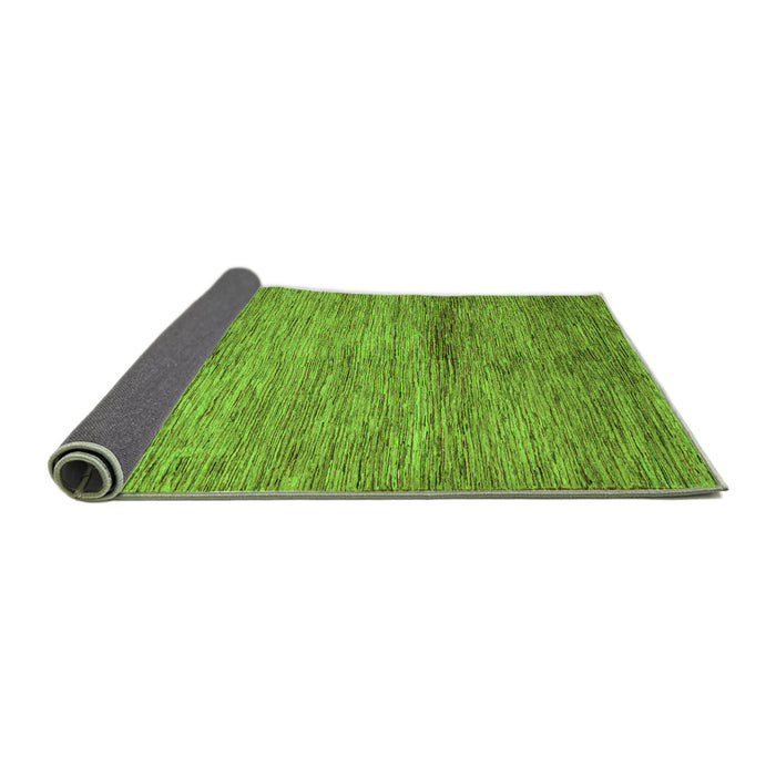 Sideview of Oriental Green Modern Rug, abs5279grn