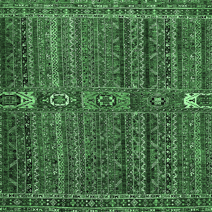 Machine Washable Abstract Emerald Green Modern Area Rugs, wshabs527emgrn