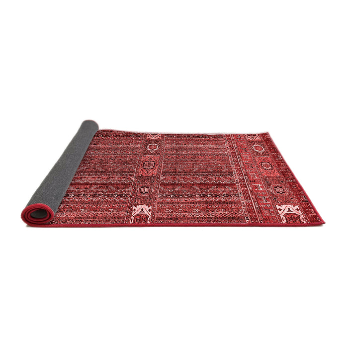 Abstract Red Modern Area Rugs