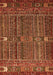 Abstract Orange Modern Rug, abs527org