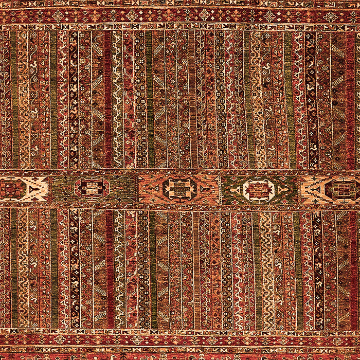 Abstract Orange Modern Rug, abs527org