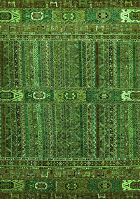 Abstract Green Modern Rug, abs527grn