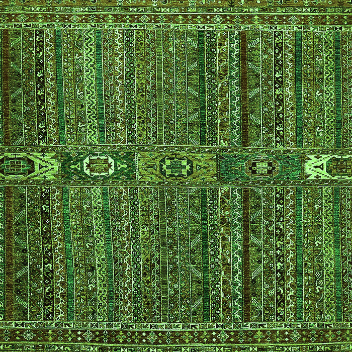 Abstract Green Modern Rug, abs527grn