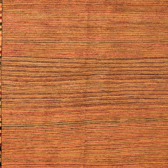 Square Oriental Orange Modern Rug, abs5280org