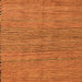 Square Oriental Orange Modern Rug, abs5280org