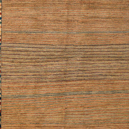 Square Abstract Yellow Oriental Rug, abs5280