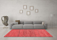 Machine Washable Oriental Red Modern Rug, wshabs5280red