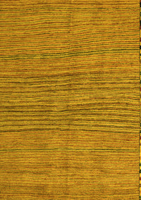 Oriental Yellow Modern Rug, abs5280yw