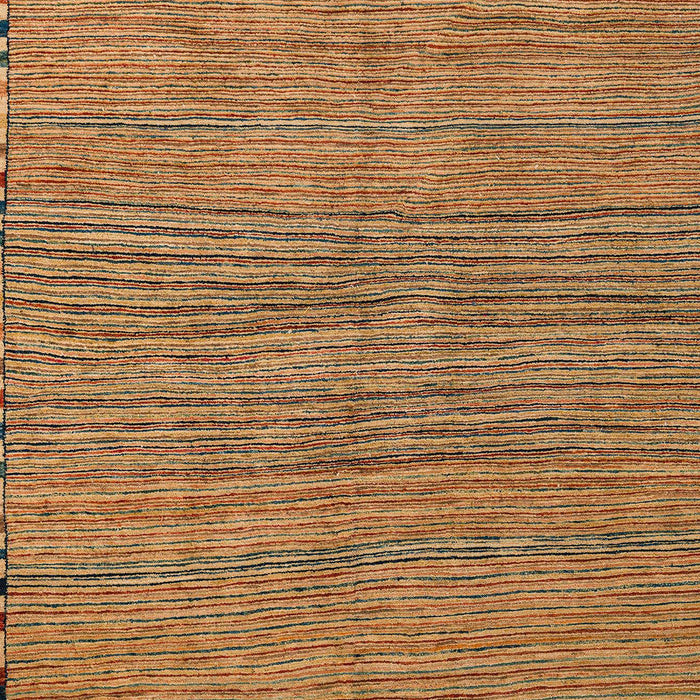 Machine Washable Abstract Yellow Rug, wshabs5280