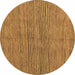 Round Oriental Brown Modern Rug, abs5280brn