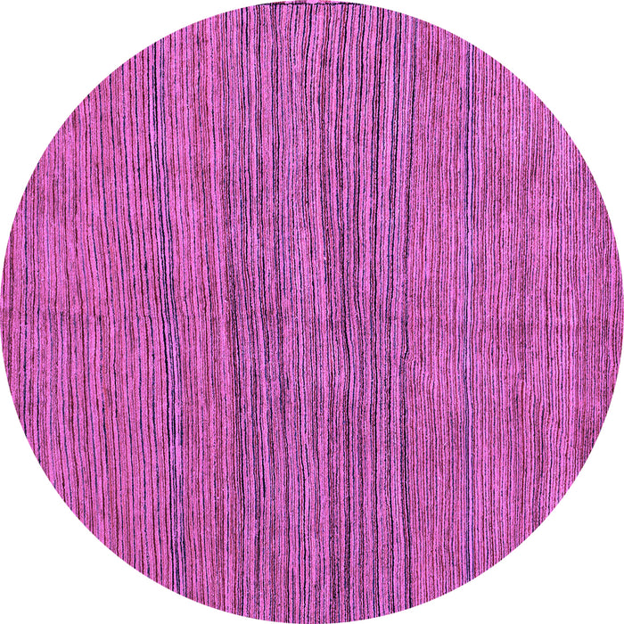 Round Oriental Purple Modern Rug, abs5280pur