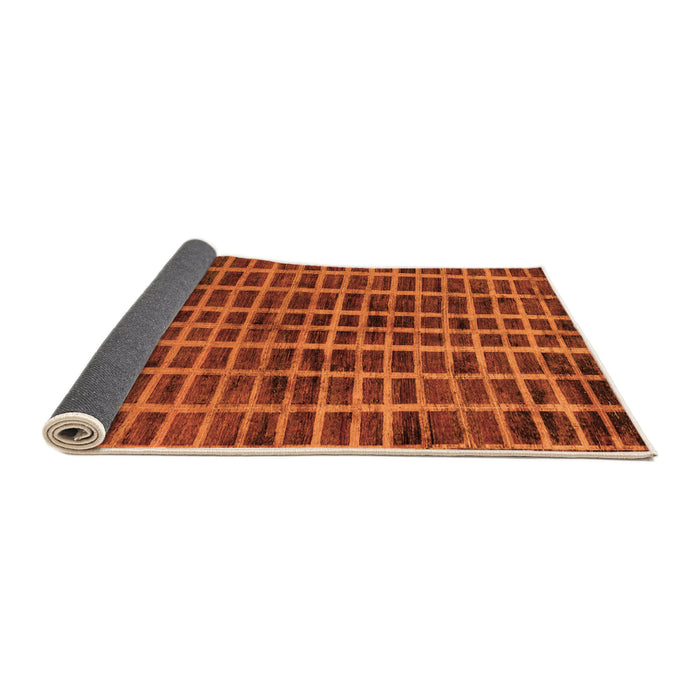 Sideview of Oriental Orange Modern Rug, abs5281org