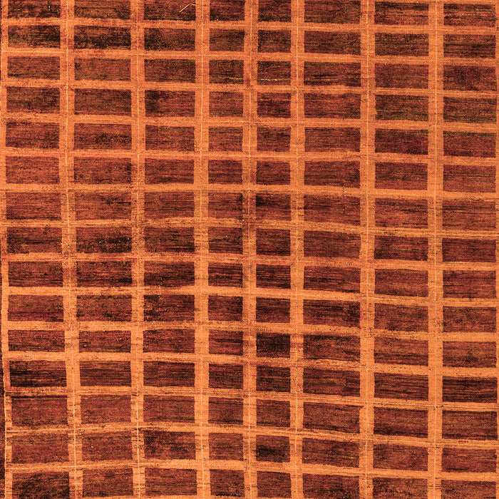 Machine Washable Oriental Orange Modern Area Rugs, wshabs5281org