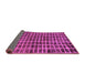 Sideview of Oriental Purple Modern Rug, abs5281pur