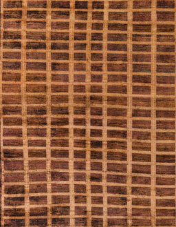 Abstract Saffron Red Oriental Rug, abs5281