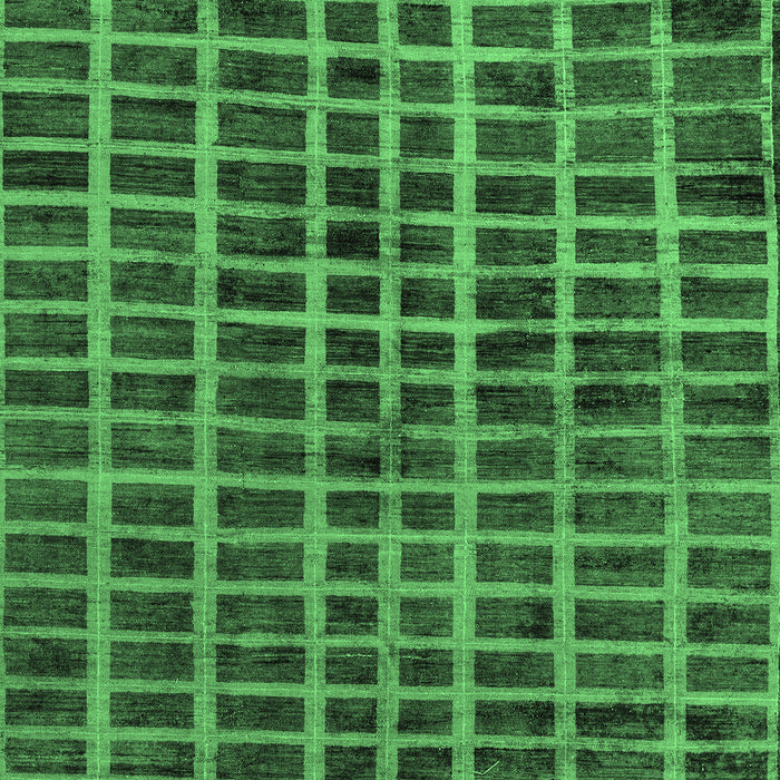 Machine Washable Oriental Emerald Green Modern Area Rugs, wshabs5281emgrn