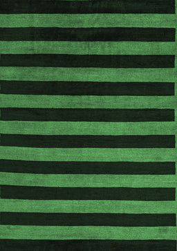 Abstract Emerald Green Modern Rug, abs5282emgrn
