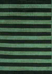 Abstract Turquoise Modern Rug, abs5282turq