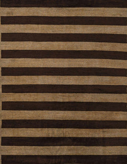 Abstract Light Brown Modern Rug, abs5282