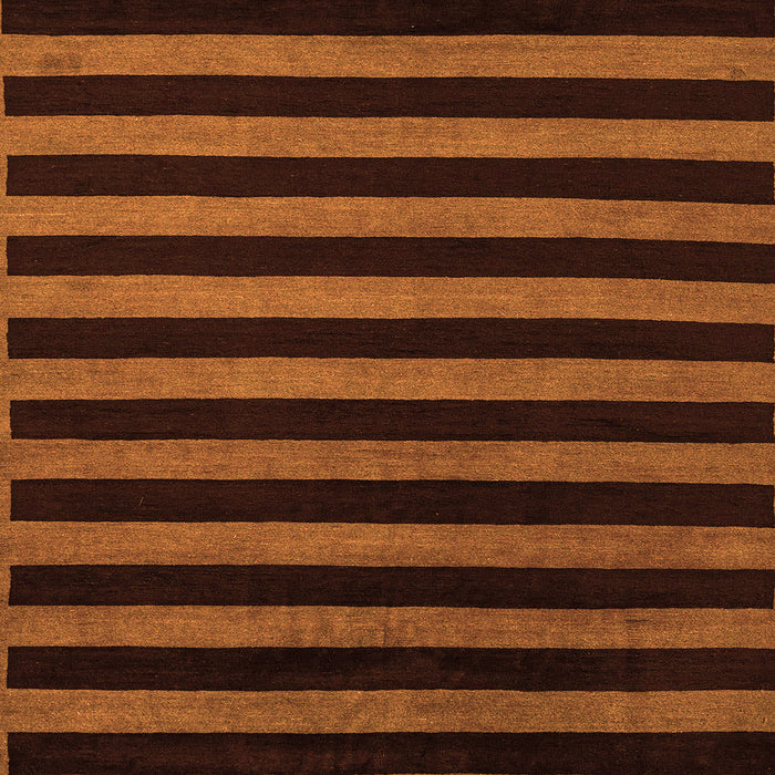 Square Abstract Orange Modern Rug, abs5282org