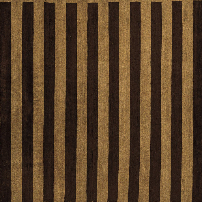 Square Machine Washable Abstract Brown Modern Rug, wshabs5282brn