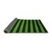 Sideview of Abstract Green Modern Rug, abs5282grn